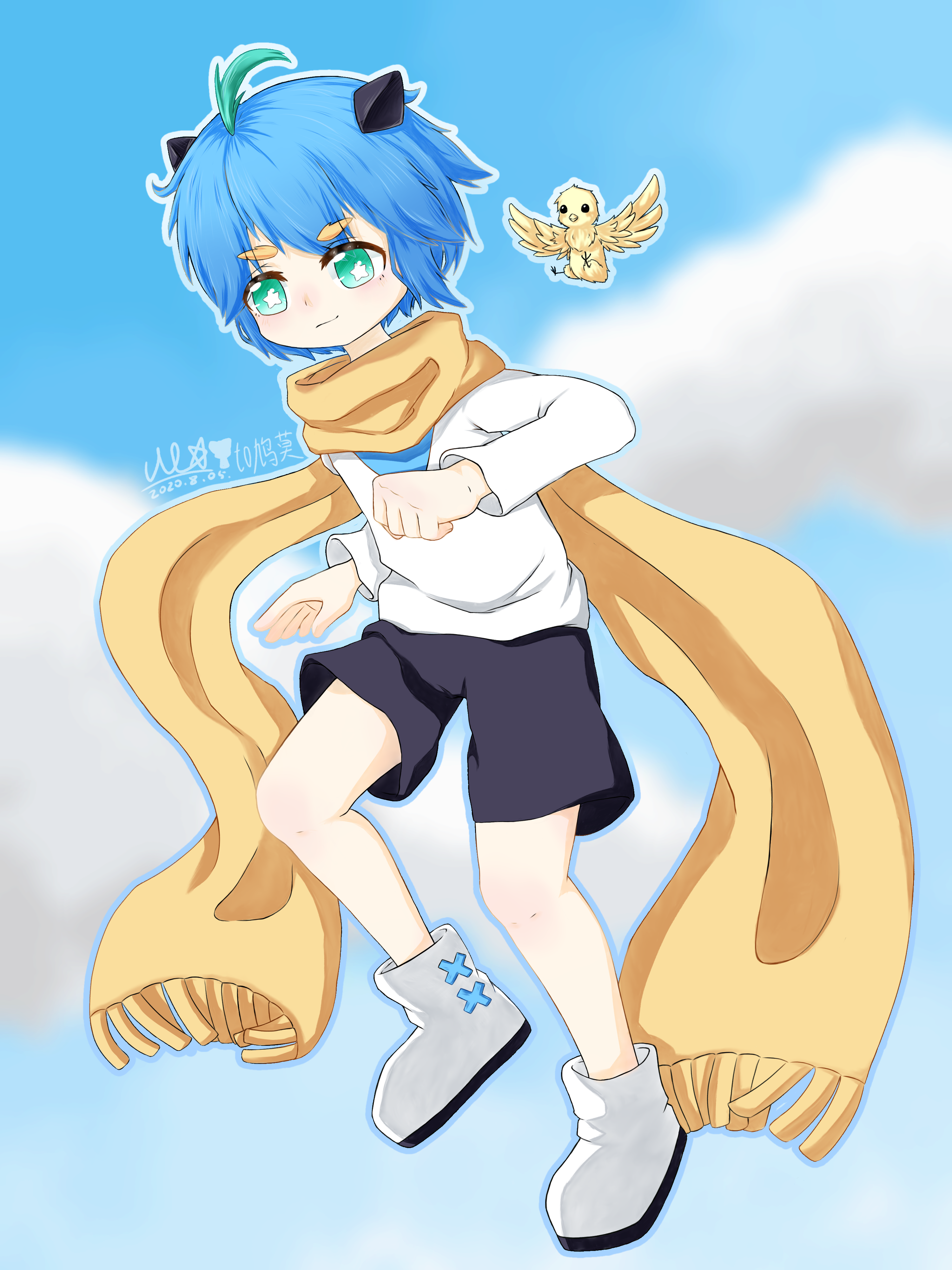 【板绘/赠图】给鸠莫老师的赠图