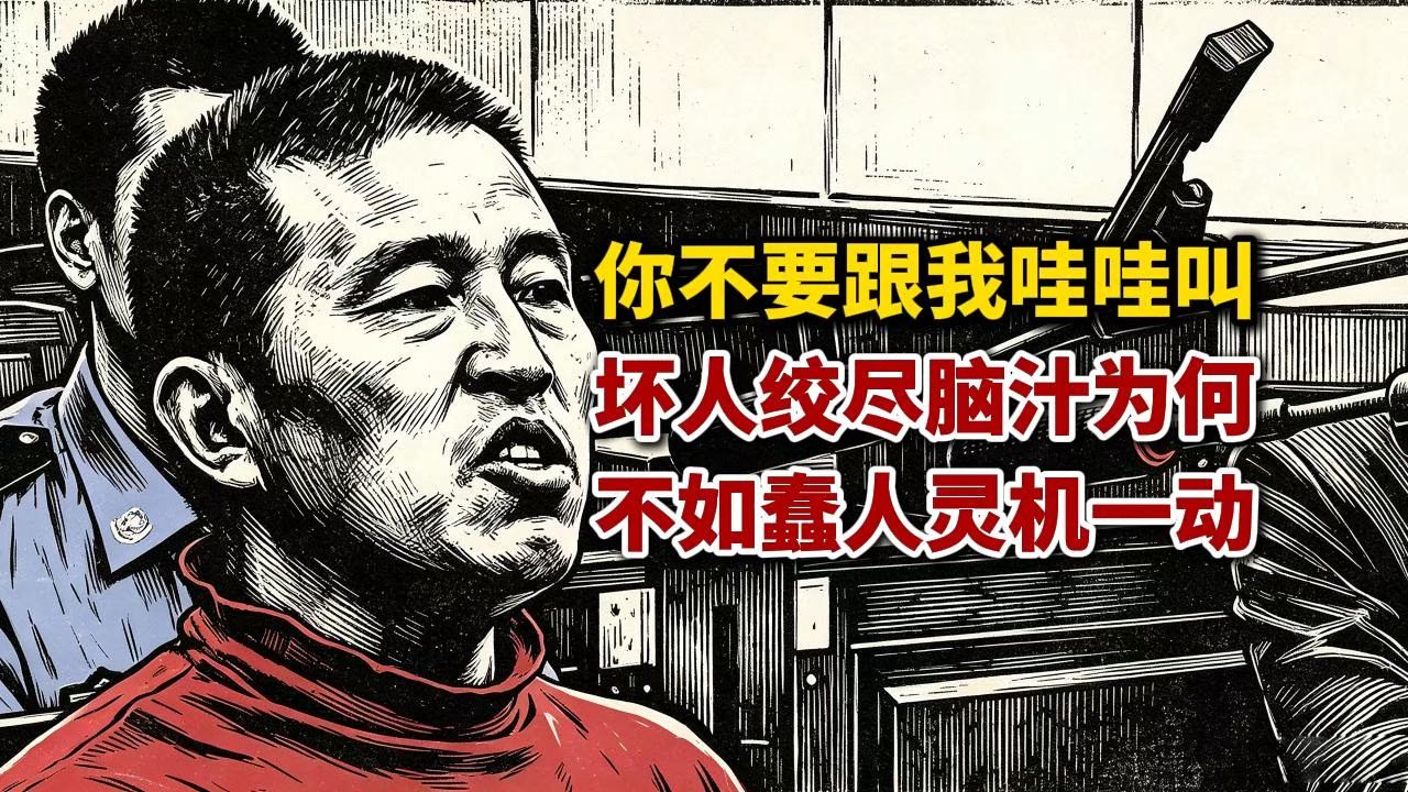 你不要跟我哇哇叫！坏人的绞尽脑汁，为何比不过蠢人的灵机一动？