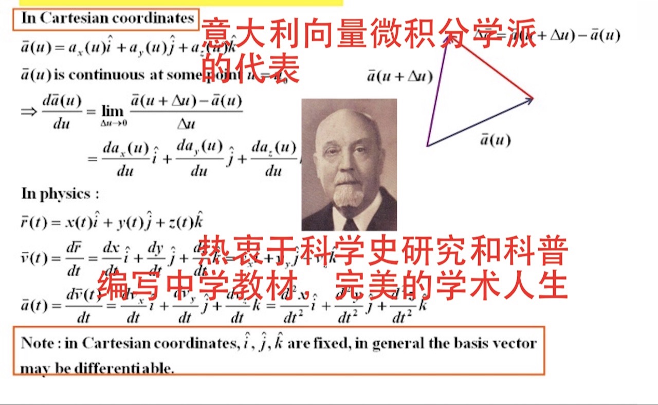 ...(18621943)意大利数学家,研究向量微积分和理论物理,意大利向量微积分学派代表人物,同时编写高水平中学教材和科普书,完美学术人生哔哩哔哩...