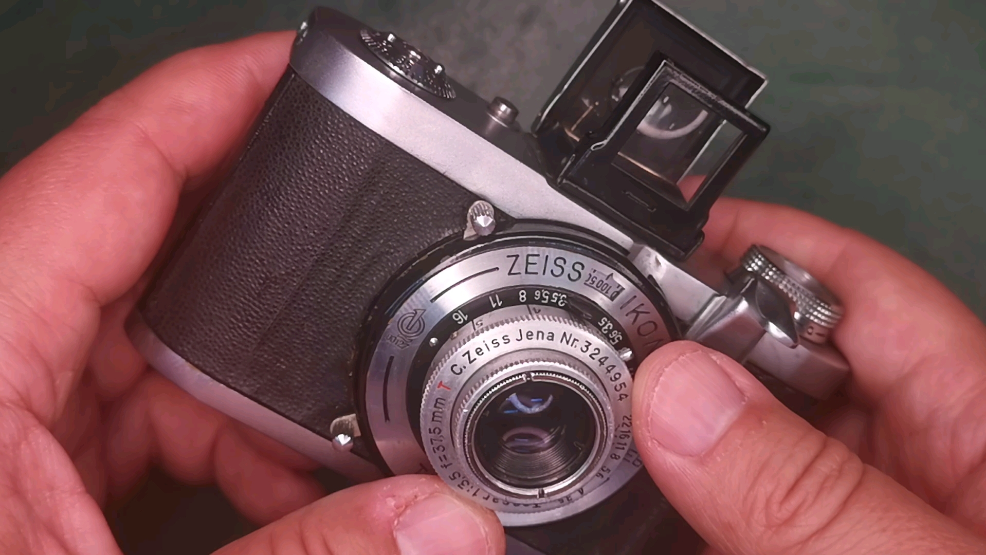 菲林相机之美 Zeiss ikon Tenax I 招财猫方格旁轴相机哔哩哔哩bilibili