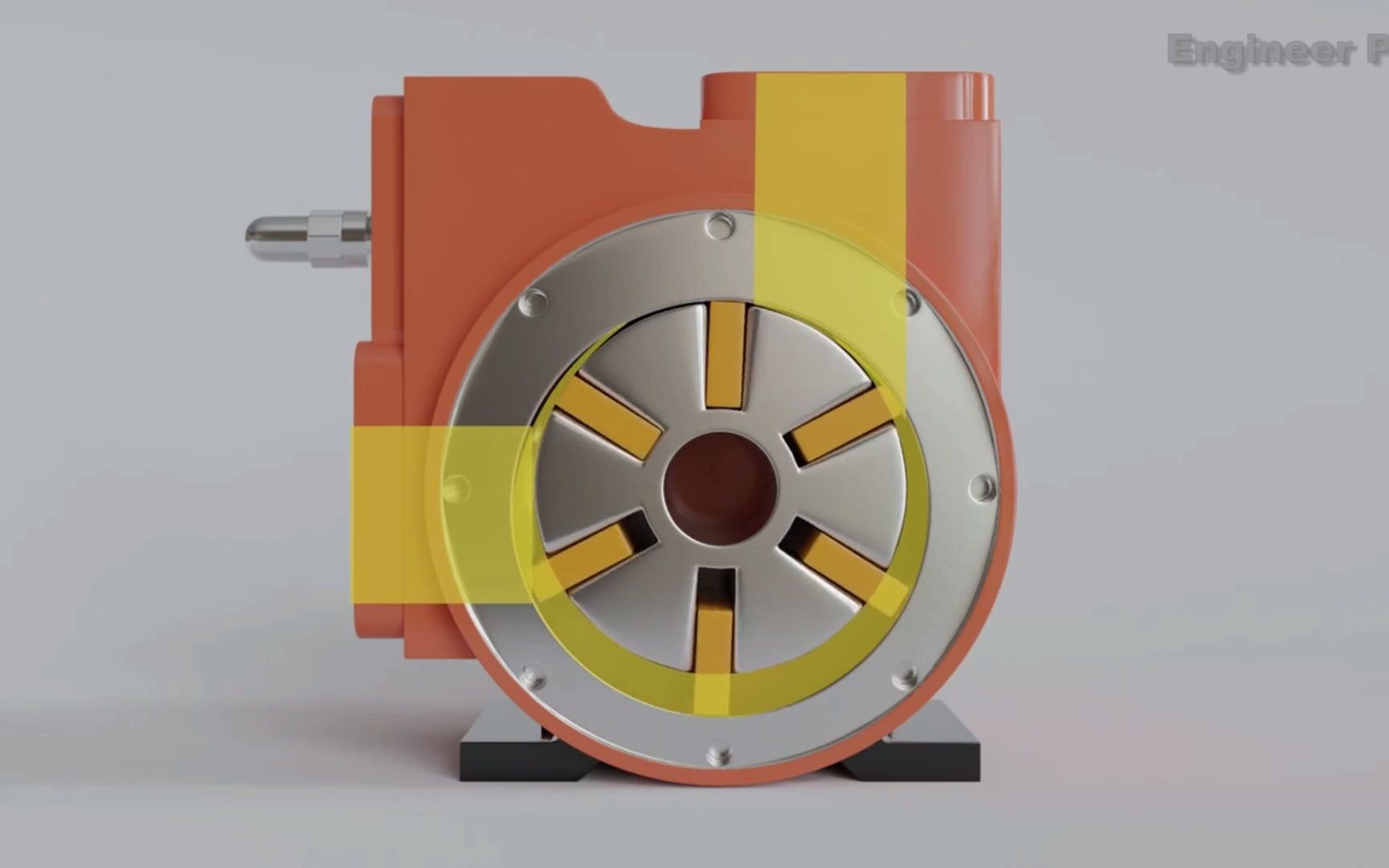 vane pump叶片泵动画