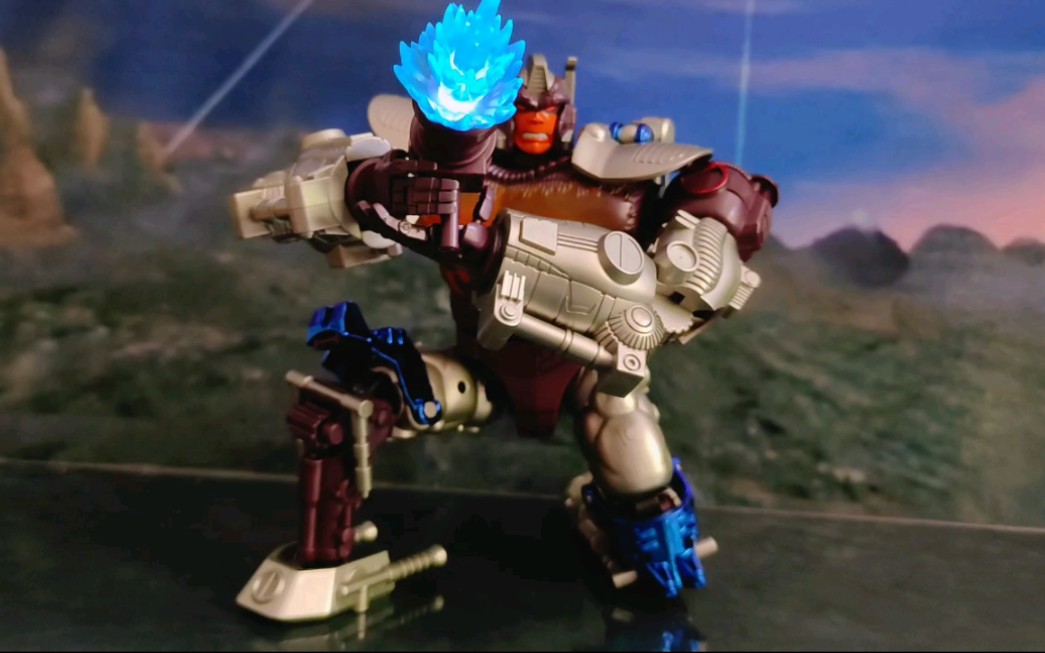 bw超能勇士ta滑板猩猩金属变体黑猩猩队长 猛兽侠童年动画童年回忆