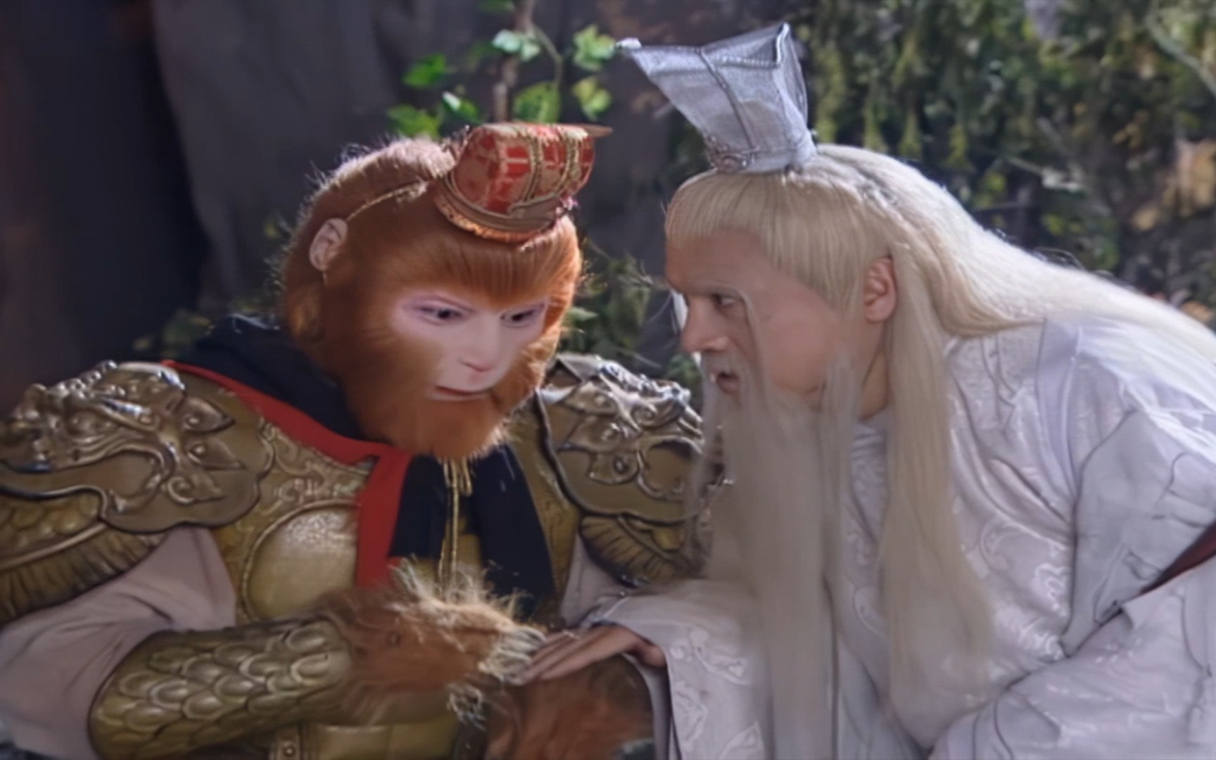 [ai修复]宝莲灯第17集片段:守门神将演示假悟空杨戬做派逗得天庭众神