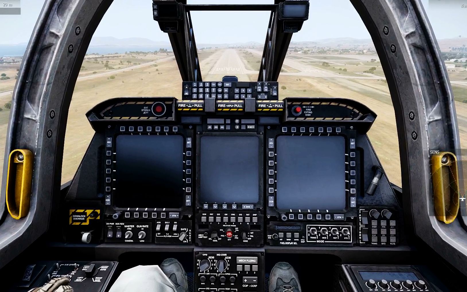 武装突袭arma3a10攻击机飞机降落练习