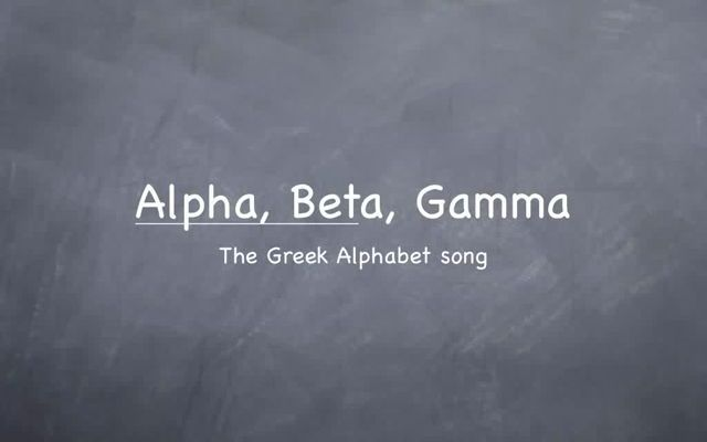 Greek alphabet song TVOKIDS 