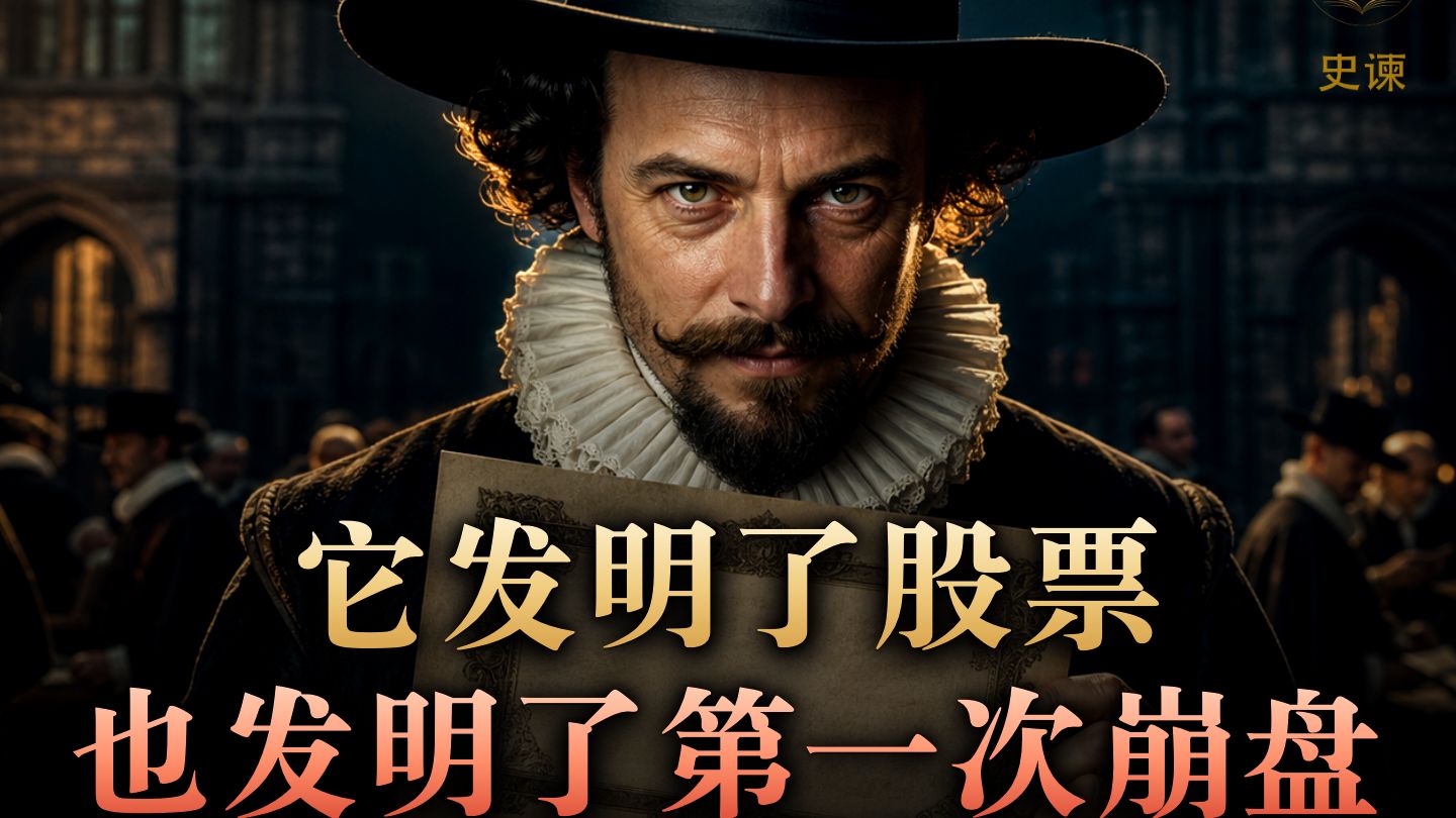 它发明了股票，也发明了第一次崩盘