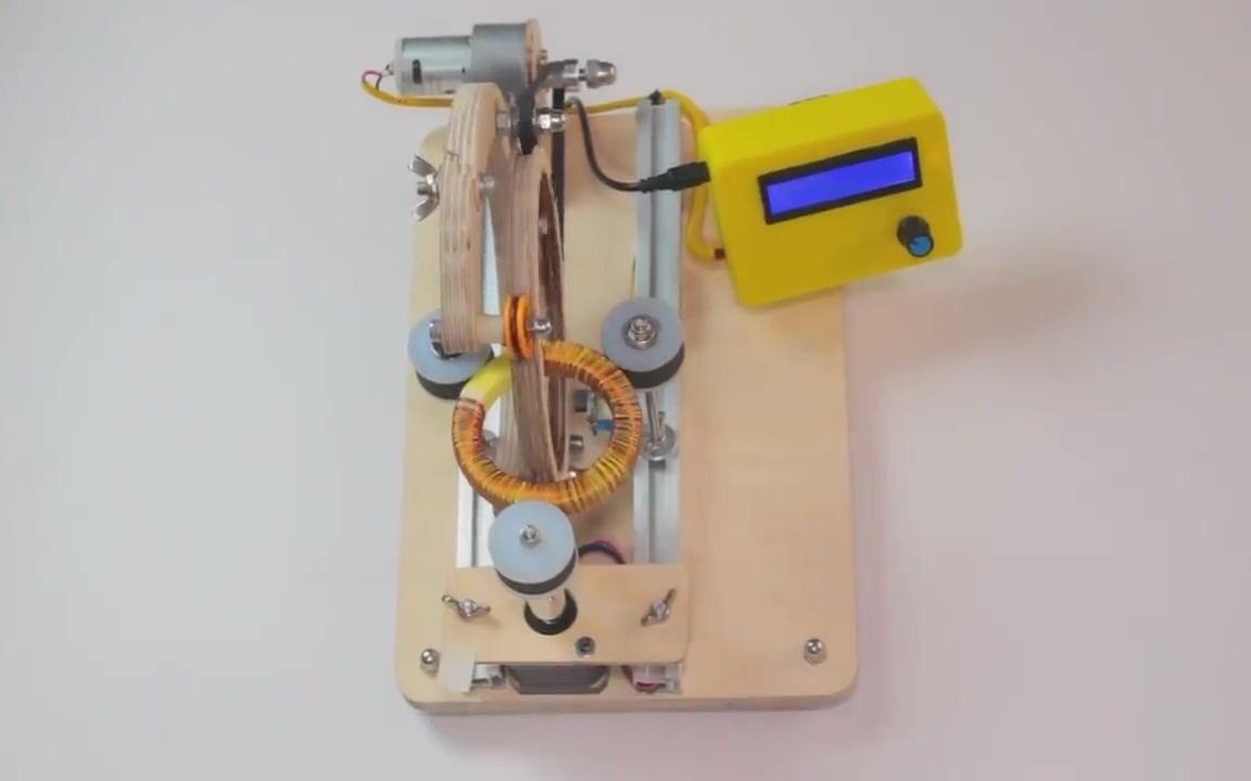 【arduino项目】环形线圈绕线机——2022年最牛的arduino项目_哔哩