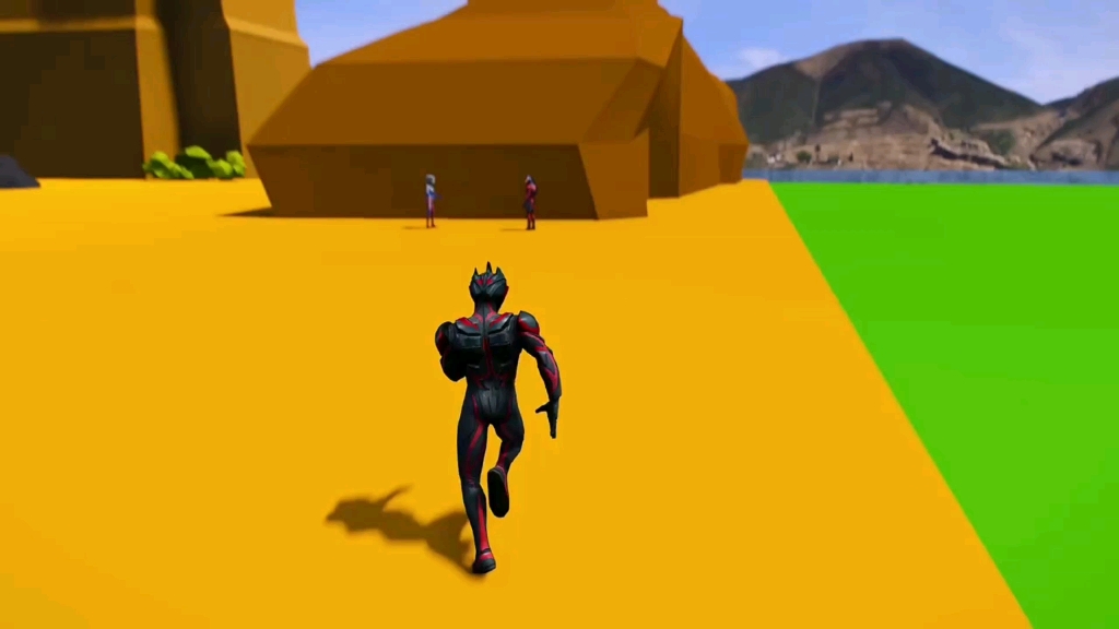 贝小黑打败了泽塔奥特曼