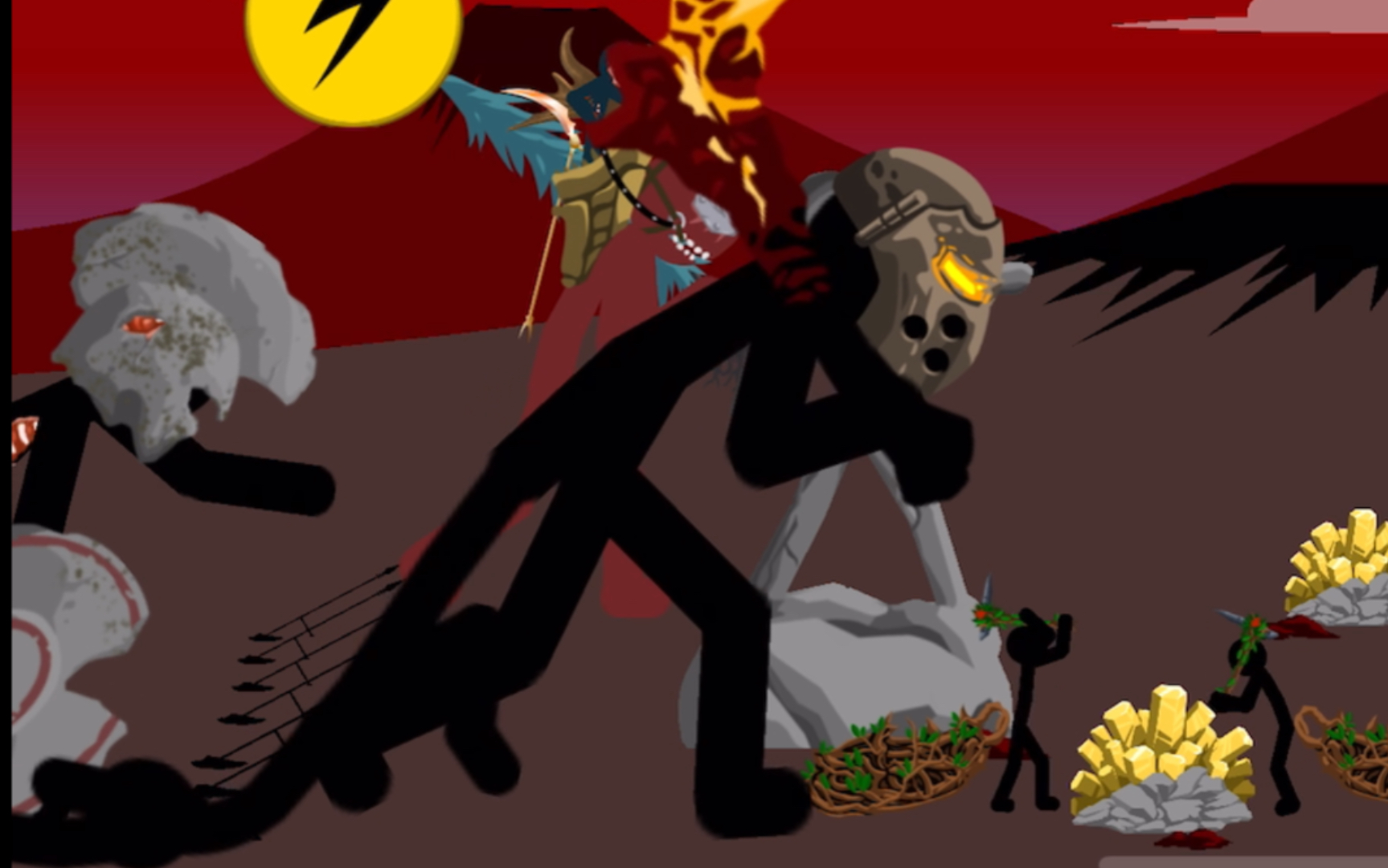 活动  三巨头vs疯狂银甲大王,谁胜谁负?[火柴人战争 遗产]