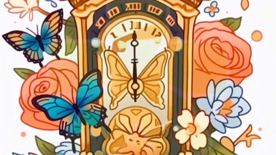 时钟时间装饰画#广美视传考研 #广美版画考研 #广美插画考研 #深圳