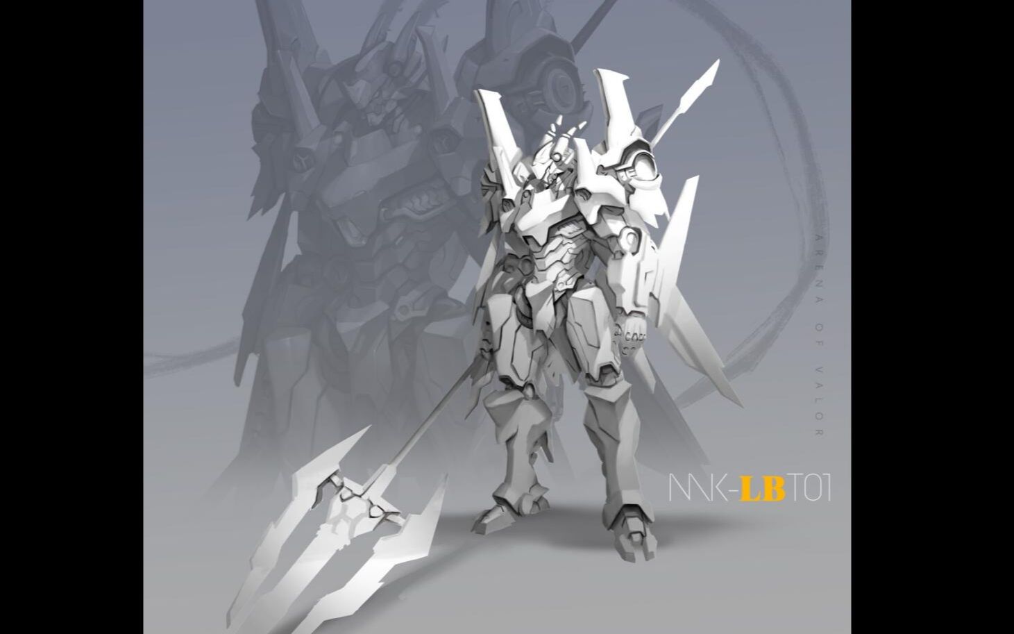 3d建模-吕布末日机甲模型制作