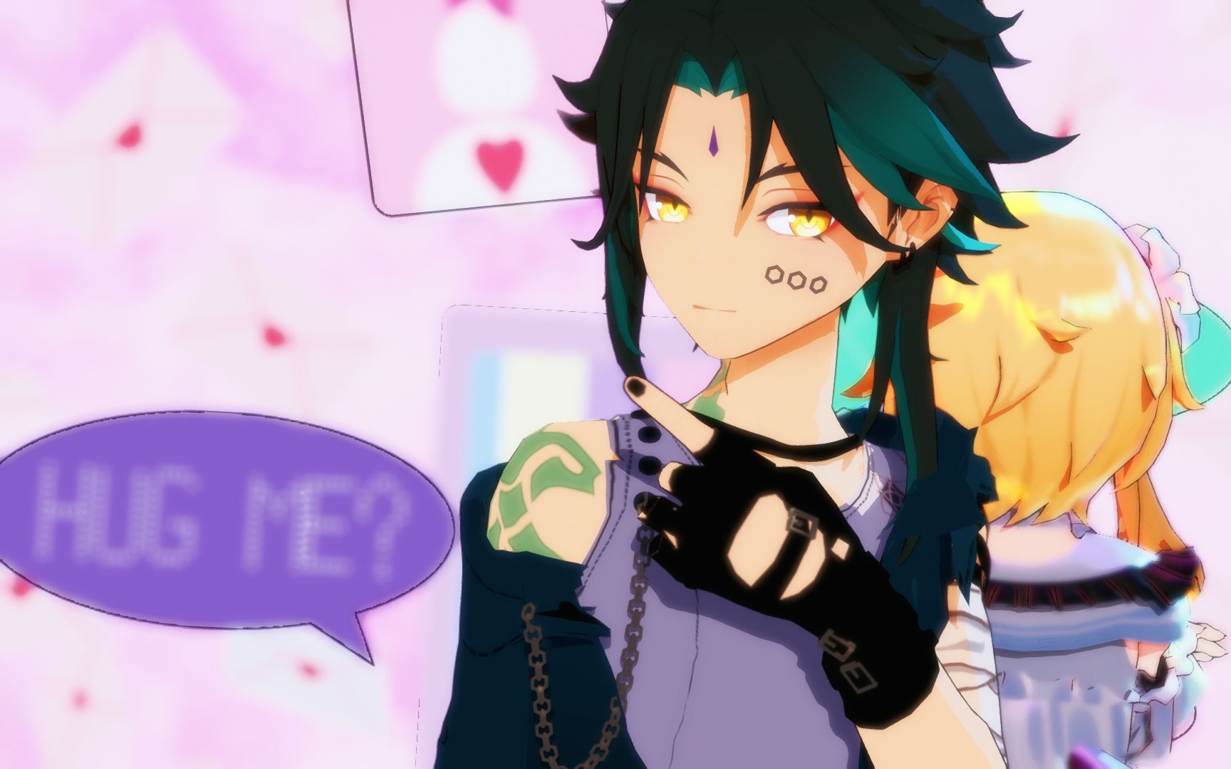 【原神mmd】『浮疯』这么帅气的魈哥荧妹我能循环看一天0093