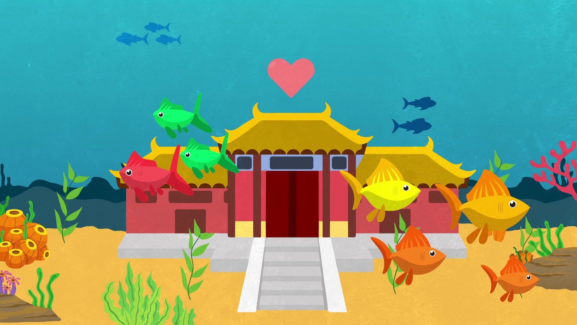 原创mg动画项目分享古风古代人物场景旅游地区介绍完整项目工程文件包