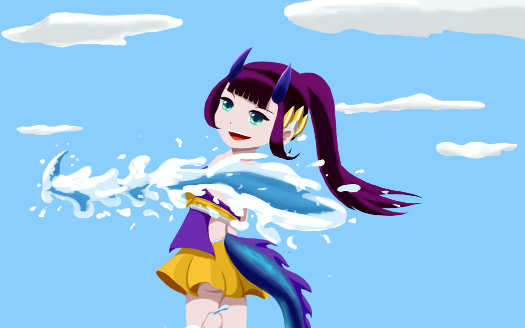 【手绘】乱斗西游—风轻云舒!蛟魔王!