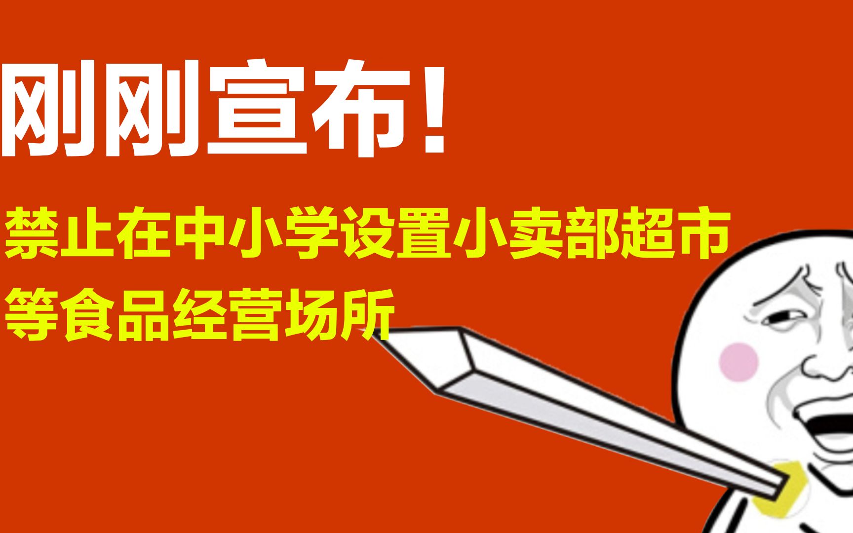 刚刚宣布!整顿中小学小卖部超市等食品经营场所,保障校园食品安全哔哩哔哩bilibili