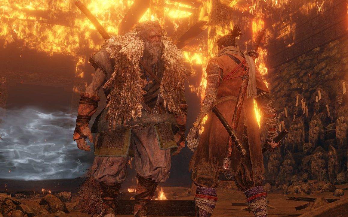 只狼三年前义父枭无伤击杀纯拼刀禁道具义手流派招式