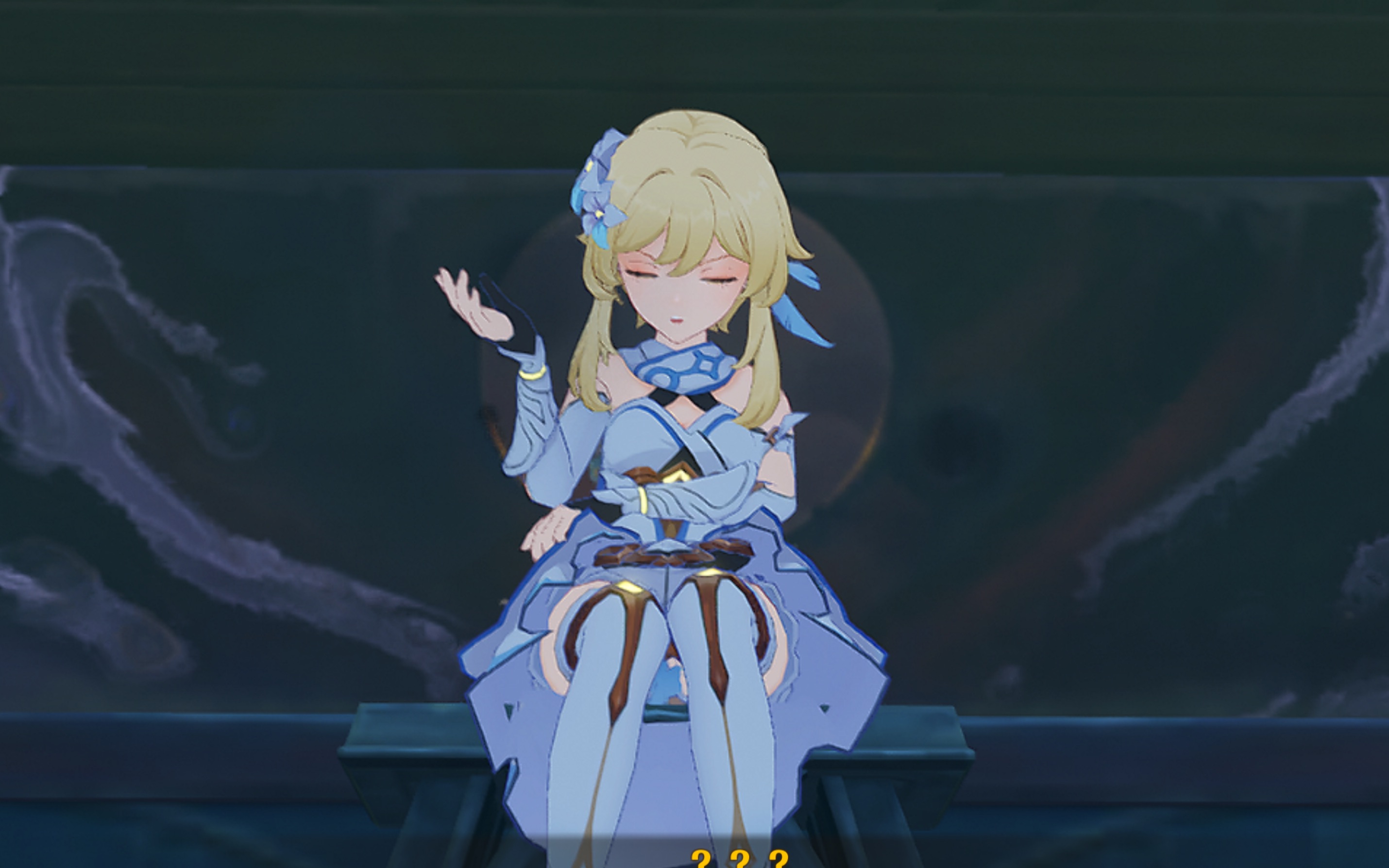 【原神】当荧妹用鱼竿当武器?