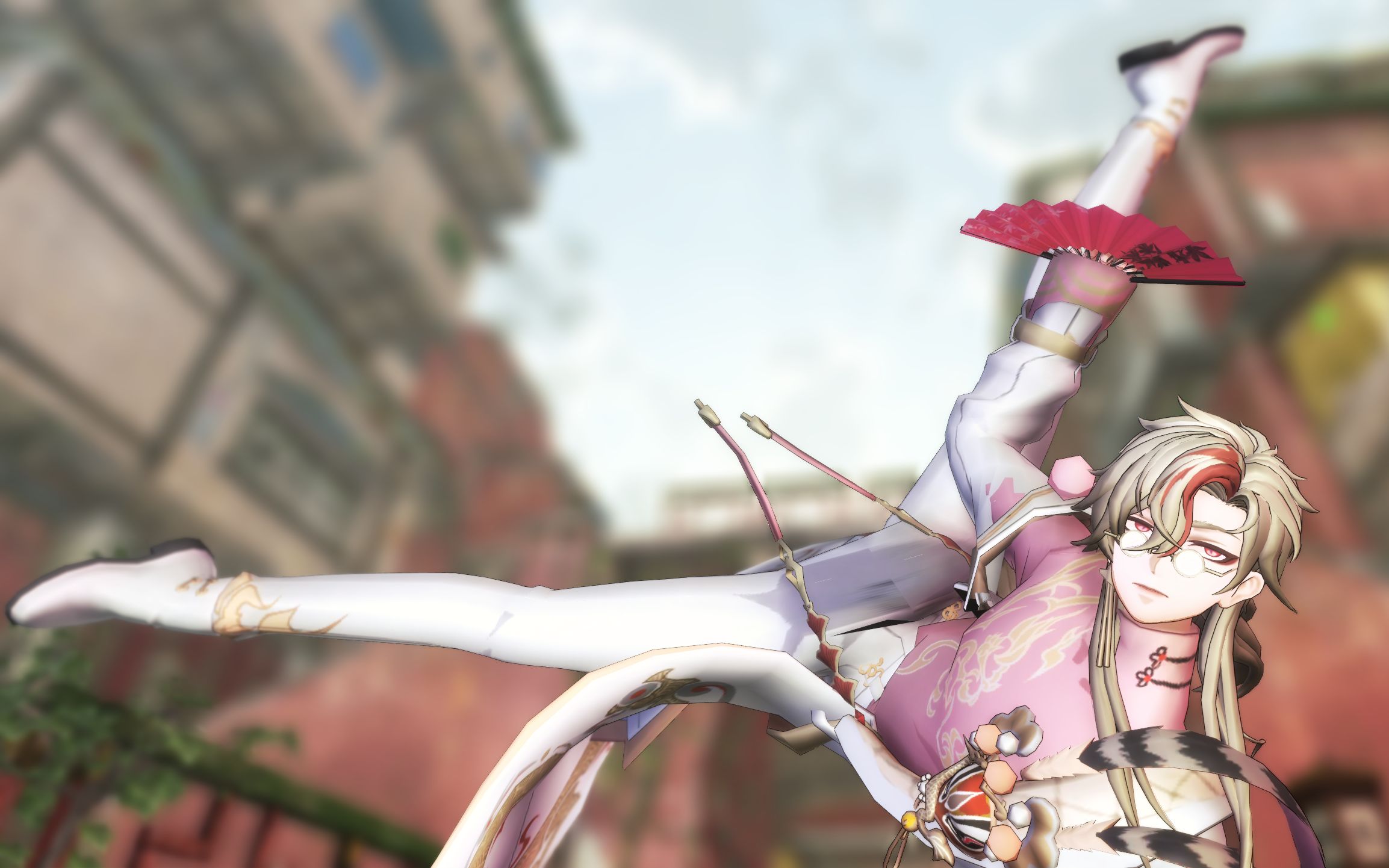 【非人学园mmd/四时顺】"全是腿"o(07^`)o广目——骁