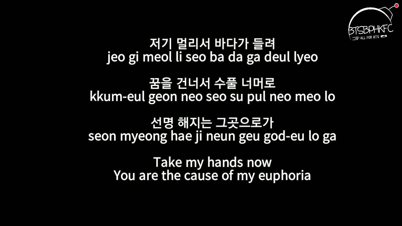 euphoria吉他谱BTS弹唱图片