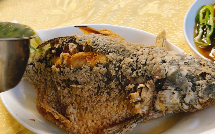 梧州老店葱油鱼目前我吃过最好吃的