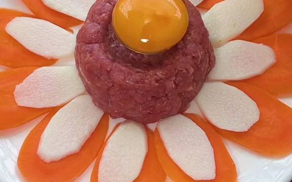 过年的摆盘菜来一道花开富贵