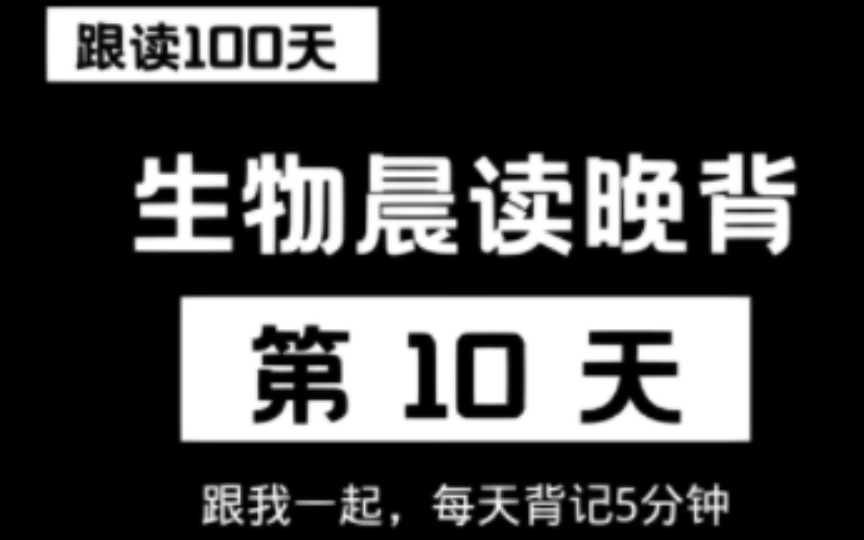 第十天喽:每天积累高中生物一点知识点,继续学习细胞器的剩下部分哦哔哩哔哩bilibili