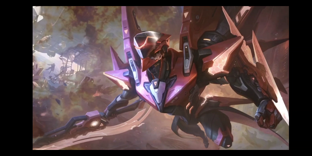 【王者荣耀】铠-绛天战甲传说品质皮肤机甲皮肤