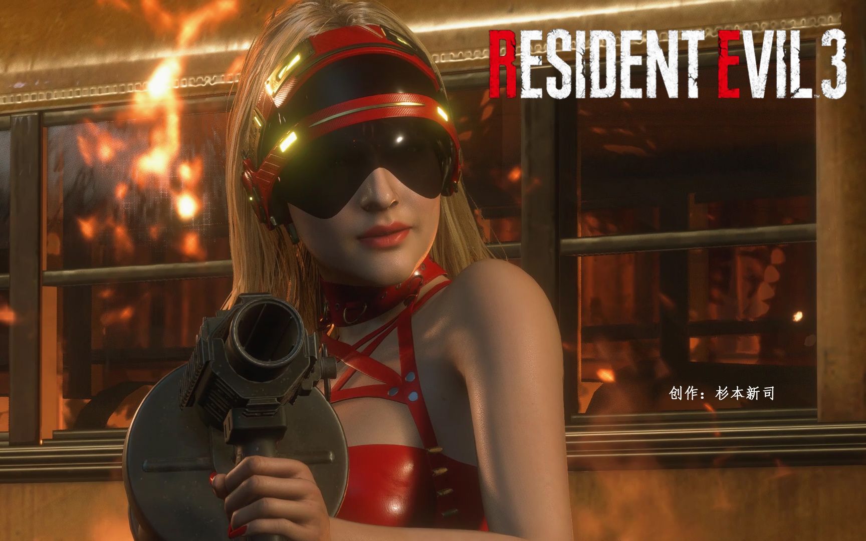 【生化危机3重制版第三集】性感红色暗黑追猎者吉尔与追追第二次正面