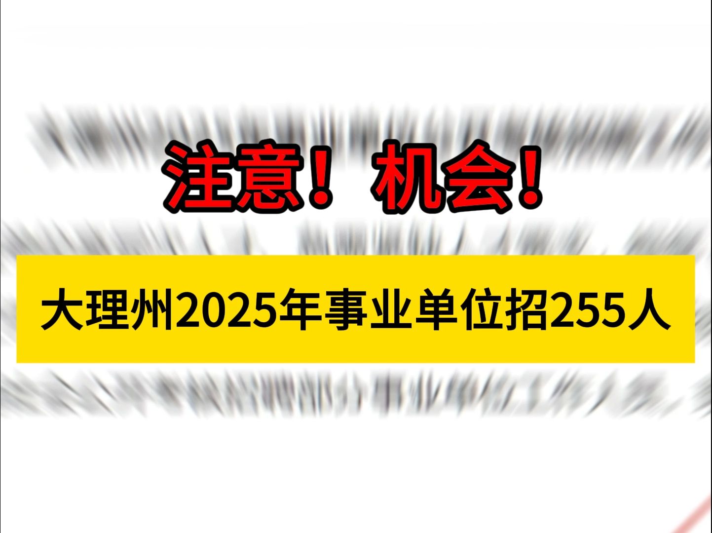 大理州2025年事业单位招255人哔哩哔哩bilibili