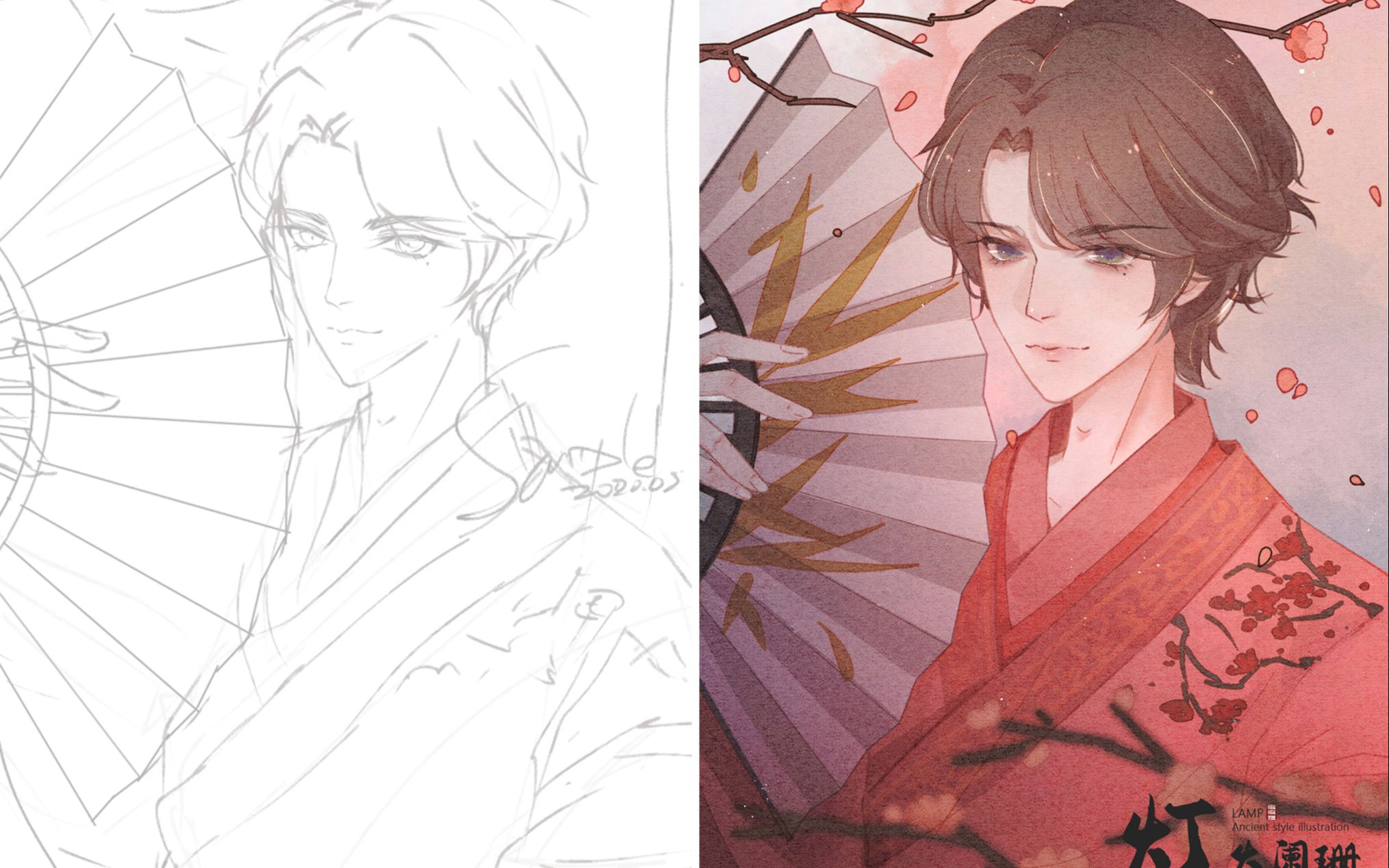 【国风美少年】【刘宇】50秒画宝藏国风公子(为我们小宇撑腰吧!