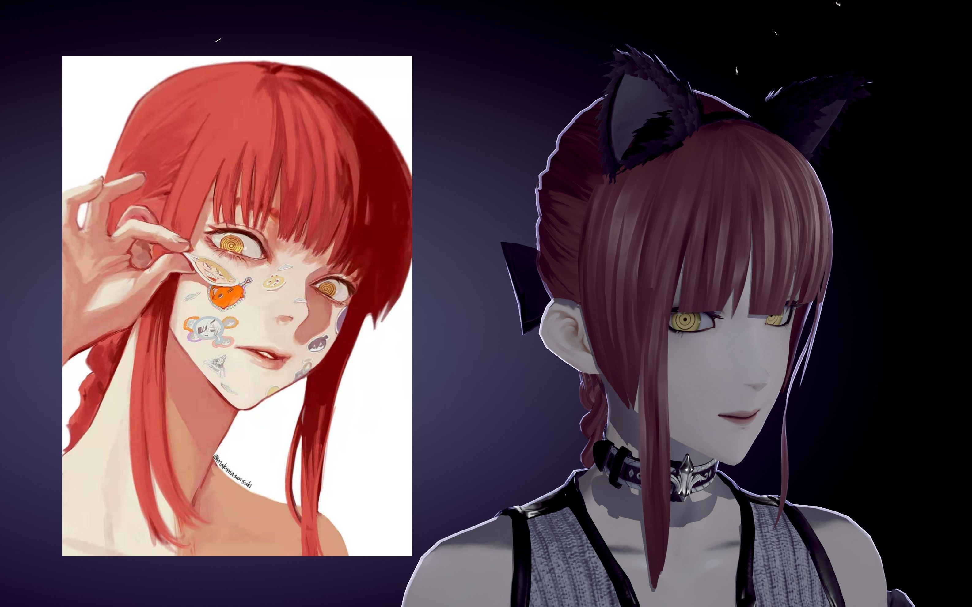 【噬血代码捏脸】玛奇玛小姐今天做我的狗