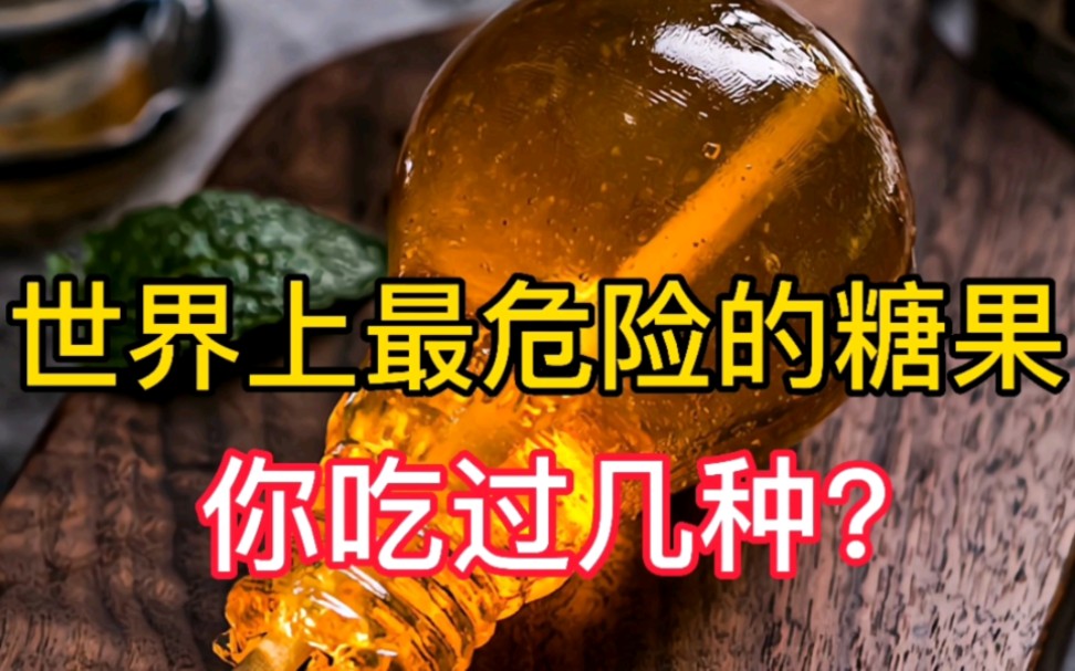 [图]最危险的三种糖果，你吃过几种？