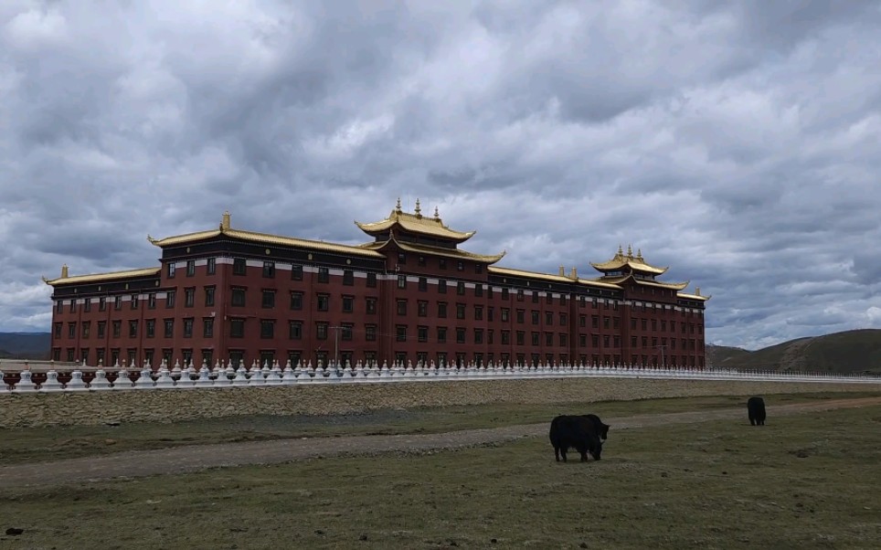 踩着单车去拉萨第十二天,祈福木雅大寺