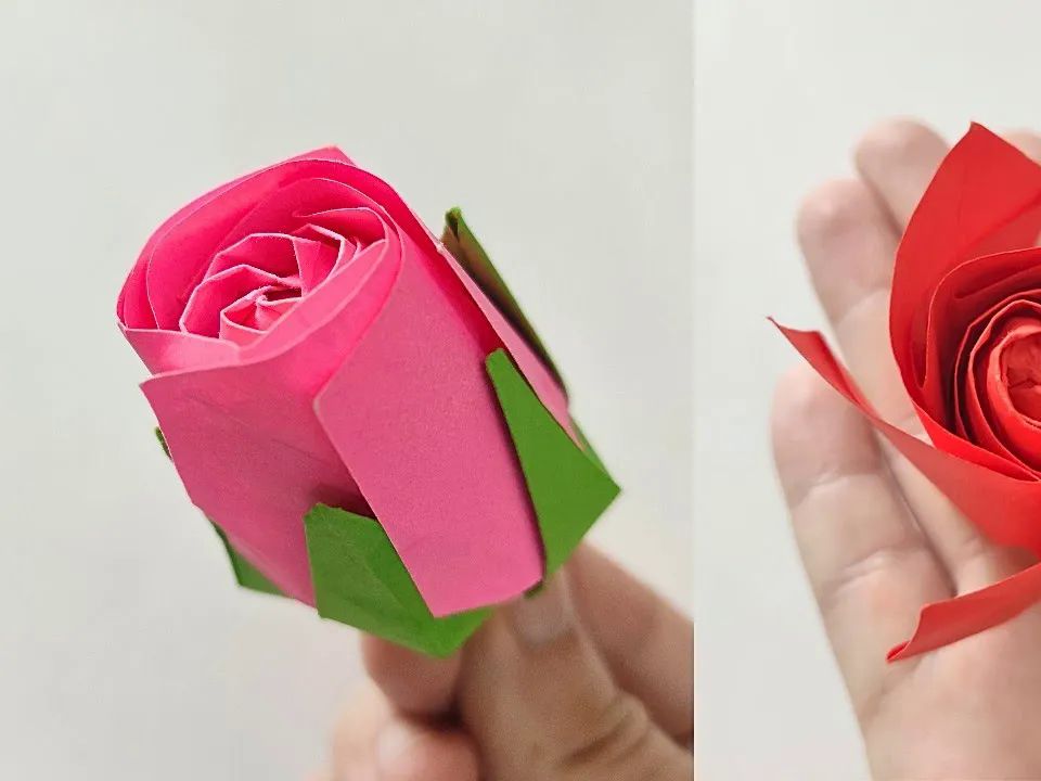 折纸玫瑰步骤图解图片