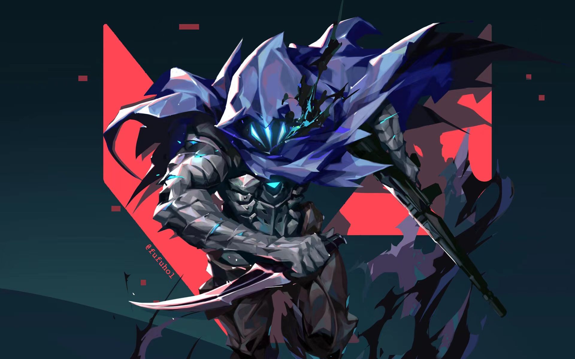 无畏契约【ltc relxv】欧门omen第一视角21杀-13天漠之峡fracture@3月