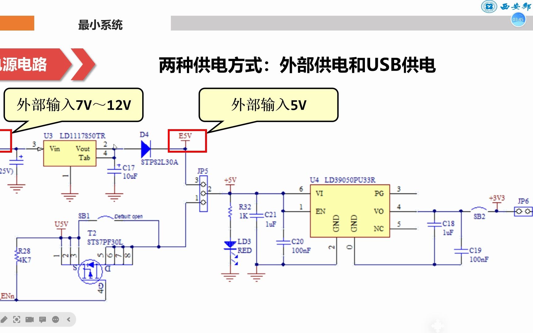 《嵌入式系统设计》第二章2.3节Nucleo开发板最小系统设计哔哩哔哩bilibili