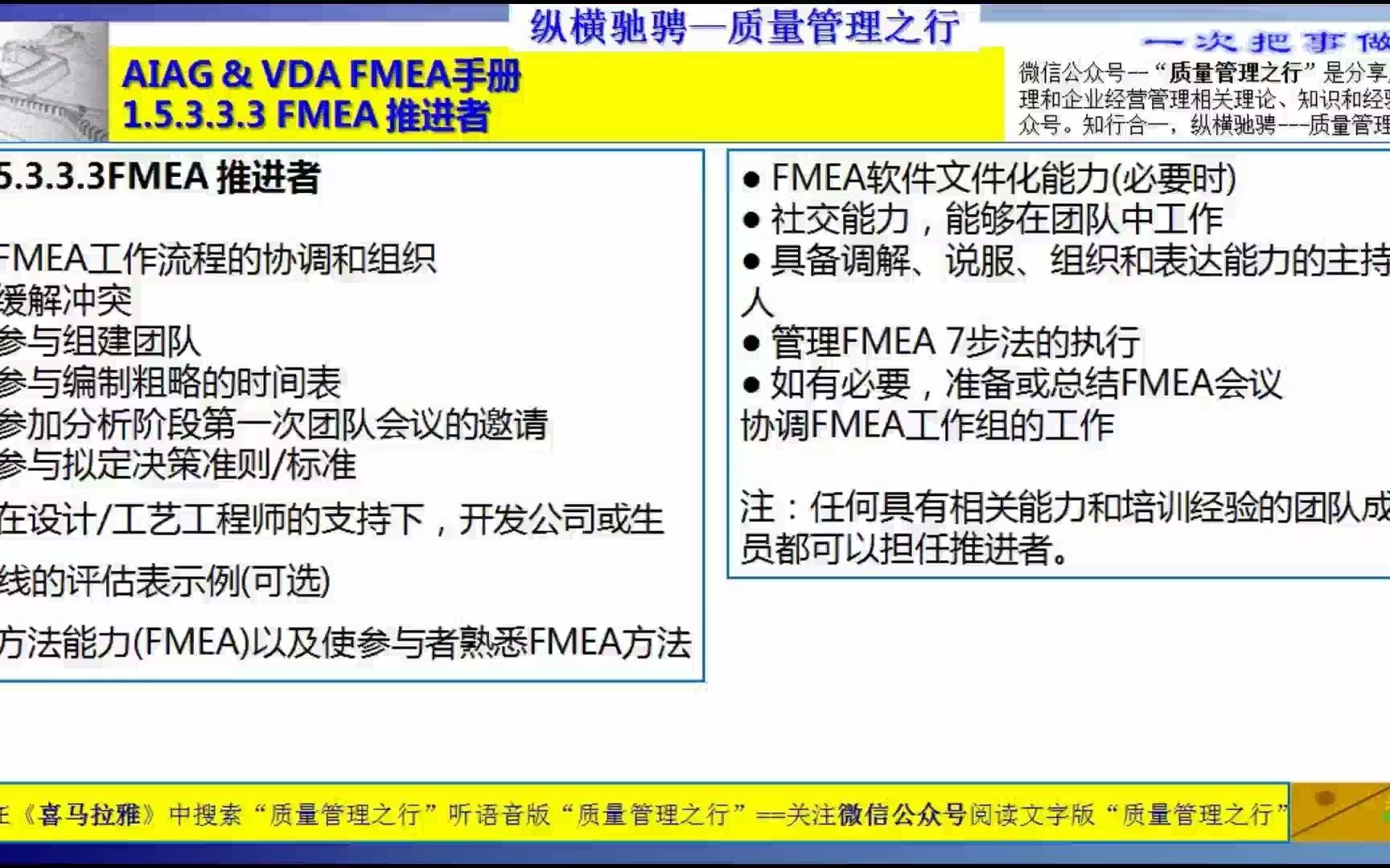 [图]23 1.5.3.3.3 FMEA 推进者 FMEA手册培训 质量管理工具