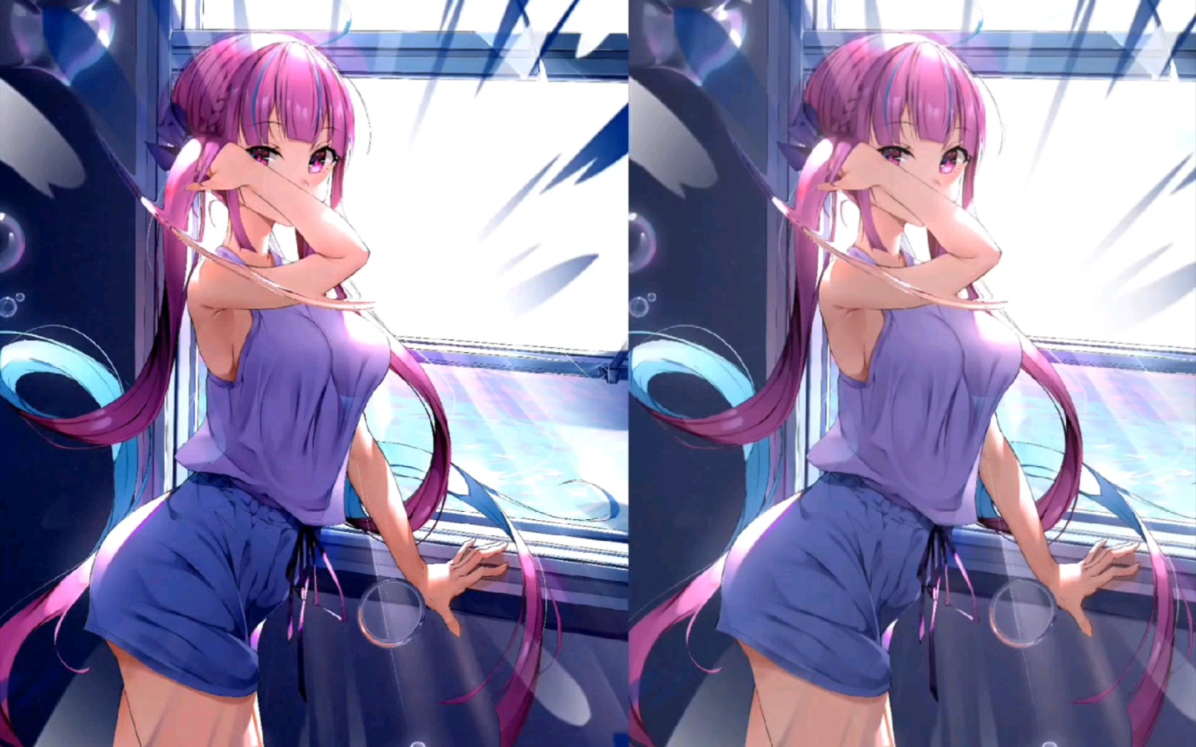 【裸眼3d】体验二次元出屏震撼效果,让二次元进入现实!