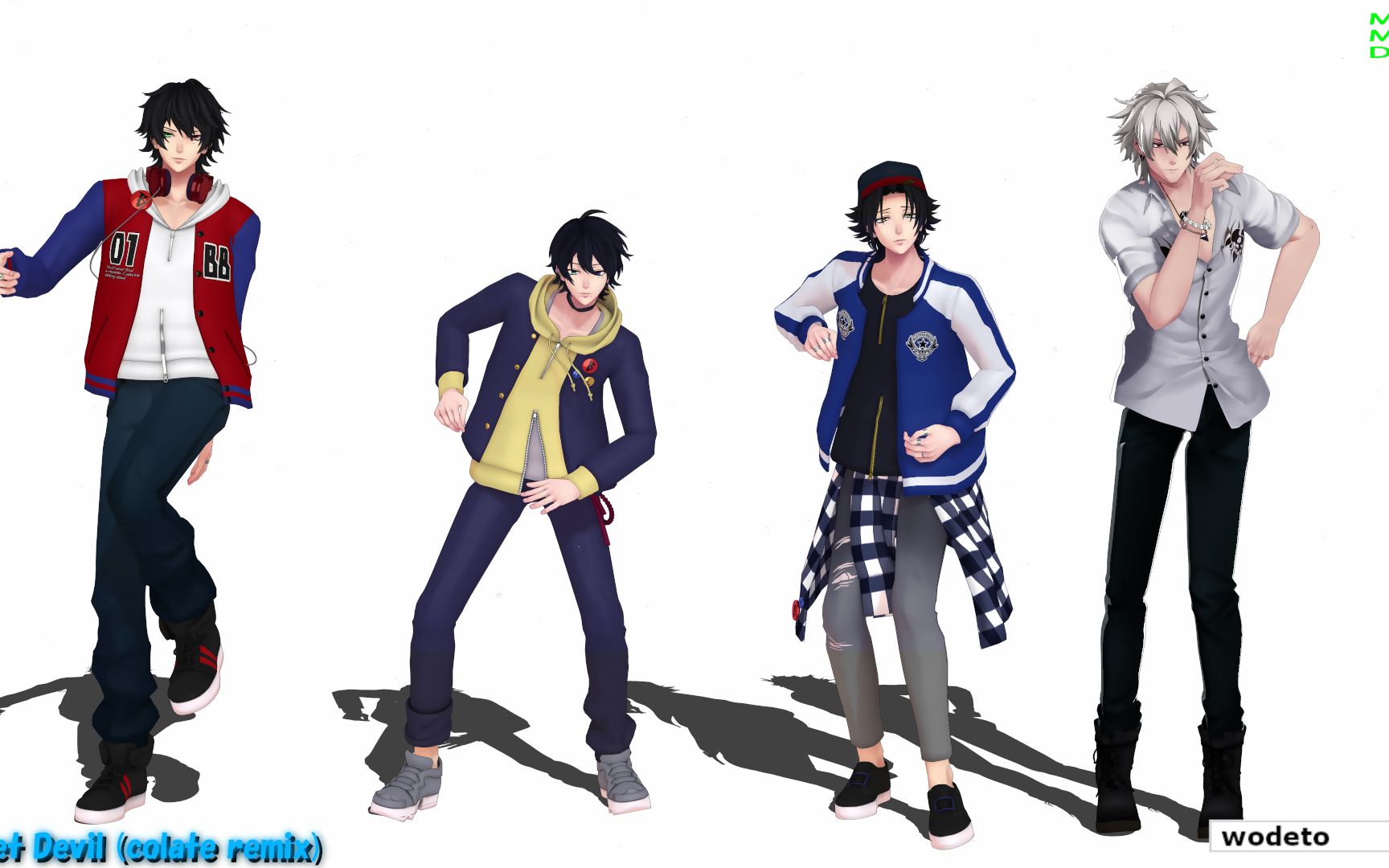 【mmd】山田三兄弟&サマトキサマ【ヒプマイ】