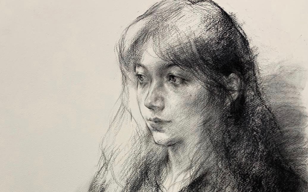 助力艺考 | 张文龙-素描女青年直播回放 讲解:老鹰_哔哩哔哩_bilibili