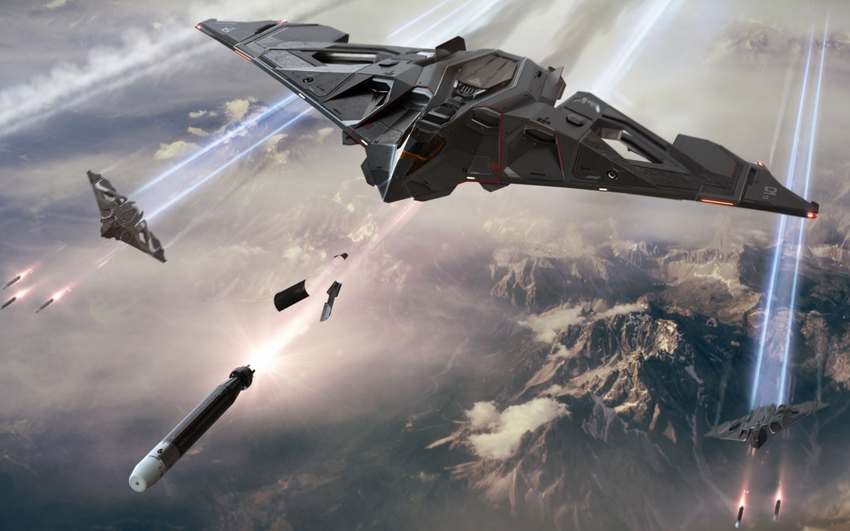 【星际公民】日蚀隐形轰炸机展示--美国b-21轰炸机要出太空版了?