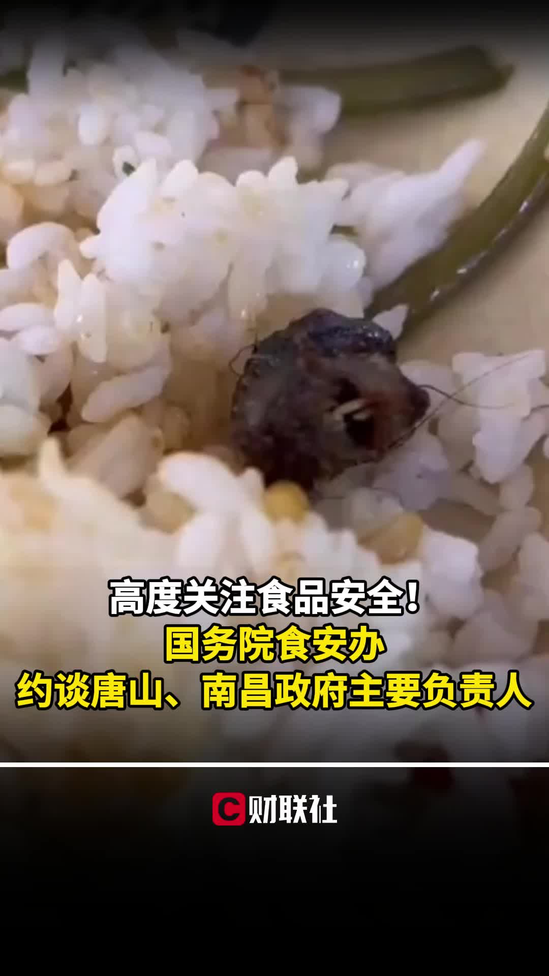 高度关注食品安全!国务院食安办约谈唐山、南昌政府主要负责人哔哩哔哩bilibili