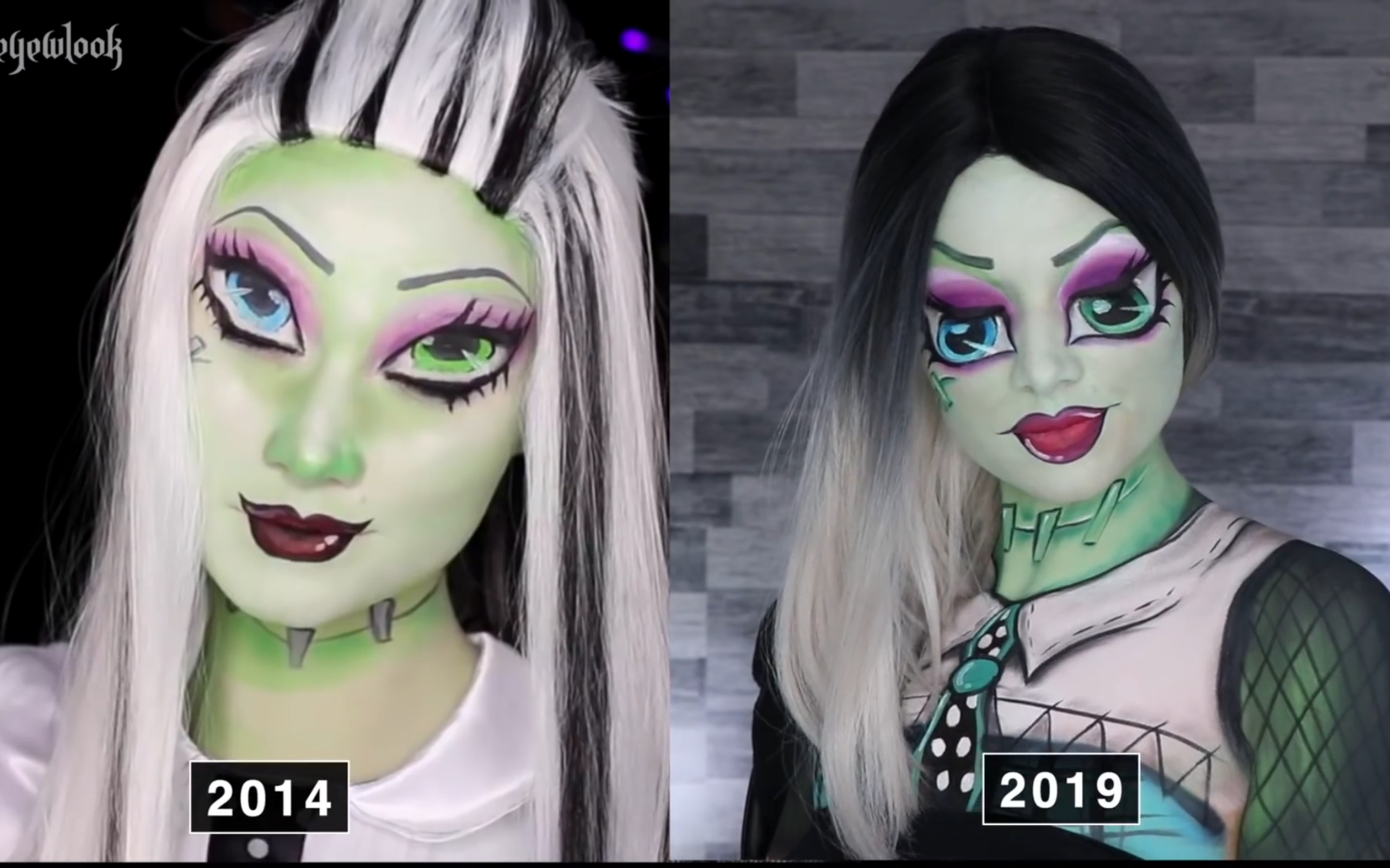 【madeyewlook】怪物高中仿妆挑战_哔哩哔哩_bilibili