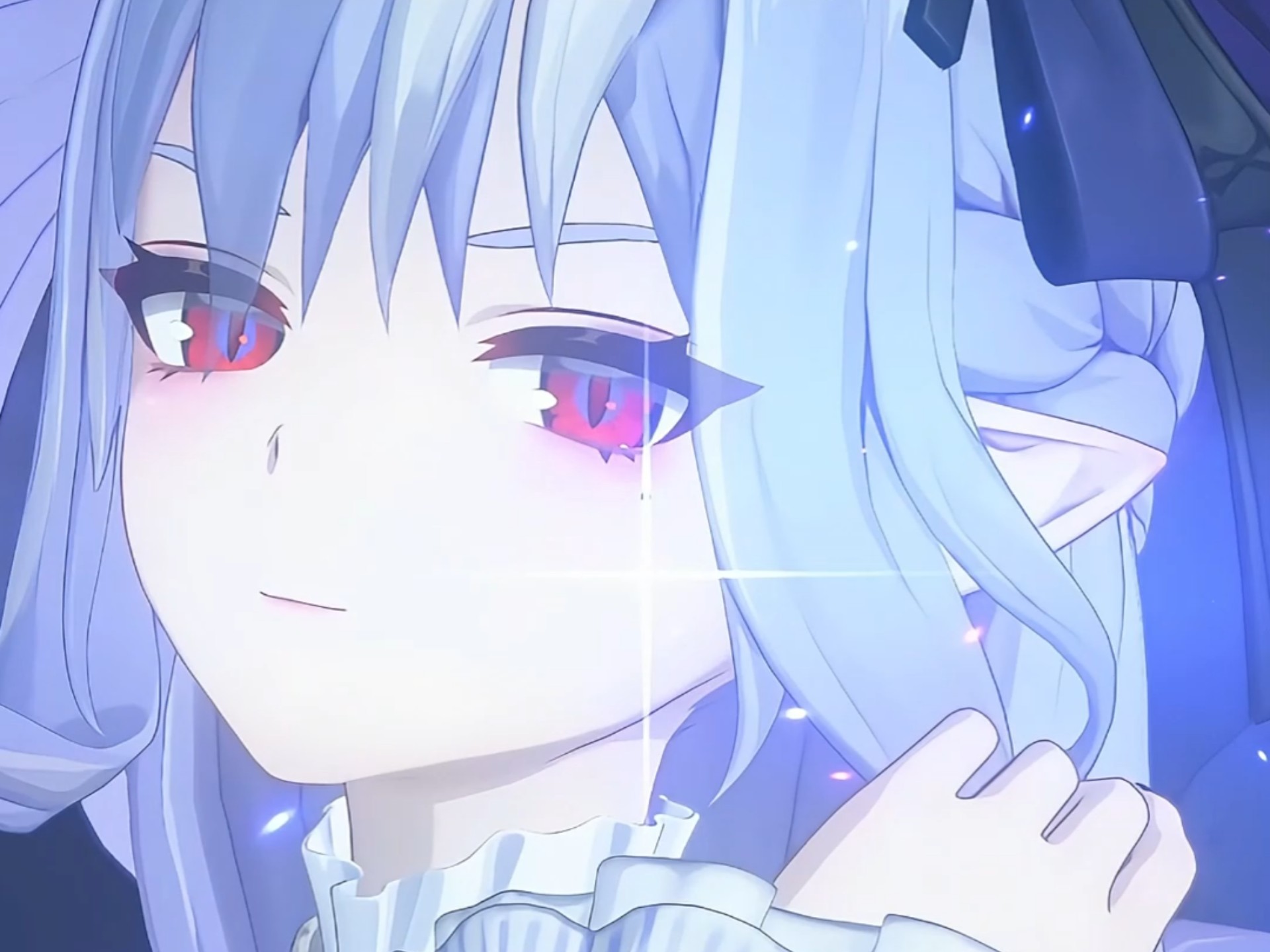 微微安慢动作撩头发,太美了吧