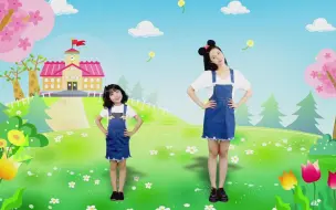 Download Video: 天天练舞功：亲子舞蹈《爱上幼儿园》少儿舞蹈 幼儿舞蹈