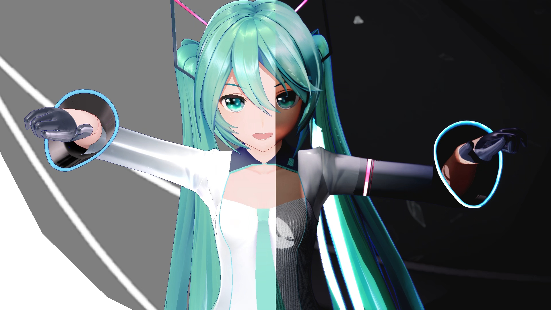 mmd初音未来,里表情人,我又跳出来了,我又跳回去了