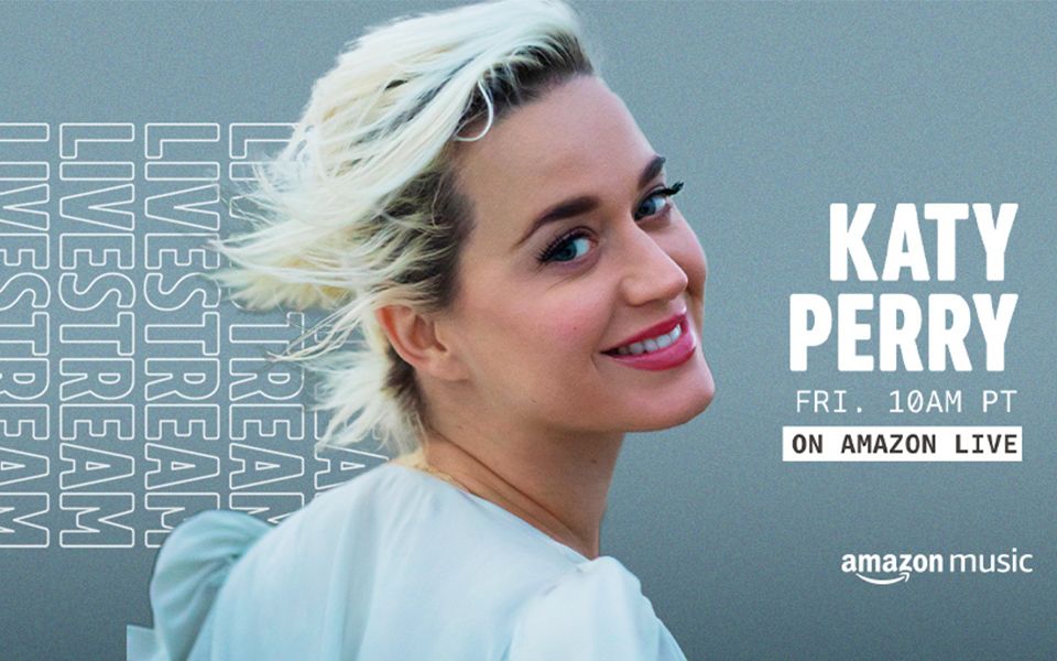 现场katyperry亚马逊直播首演新单daisies