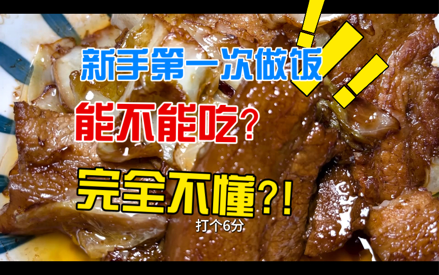 完全不懂做饭做出来饭能吃吗 记录第一次炒菜哔哩哔哩bilibili