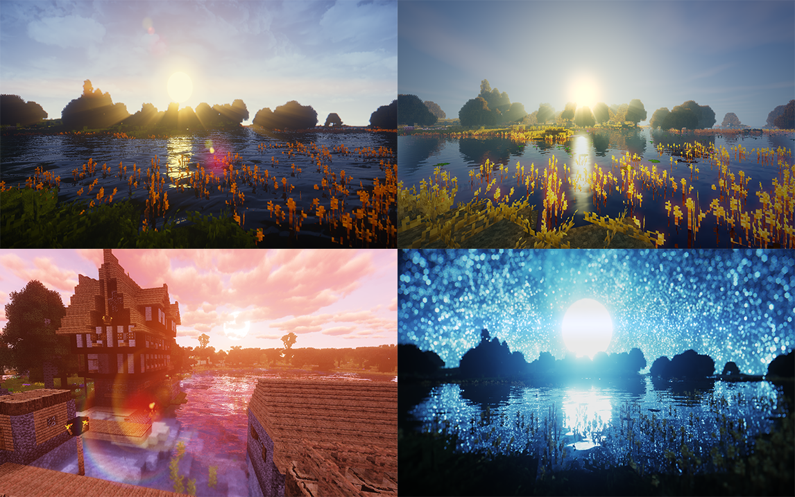 【4k】震撼画面-我的世界梦幻风格光影_单机游戏热门视频