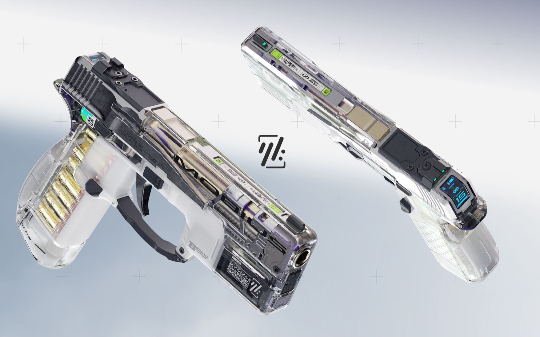 【概念设计】“MOBIUS" LA-7Pro智能手枪